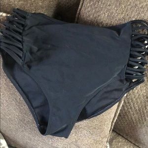 hollister high waisted bathing suit bottoms